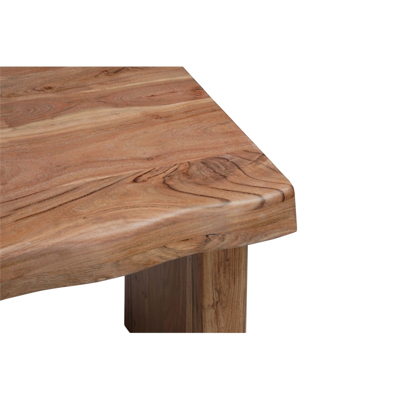 Darcy Modern Live Edge Solid Wood End Table 23