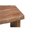 Darcy Modern Live Edge Solid Wood End Table 23