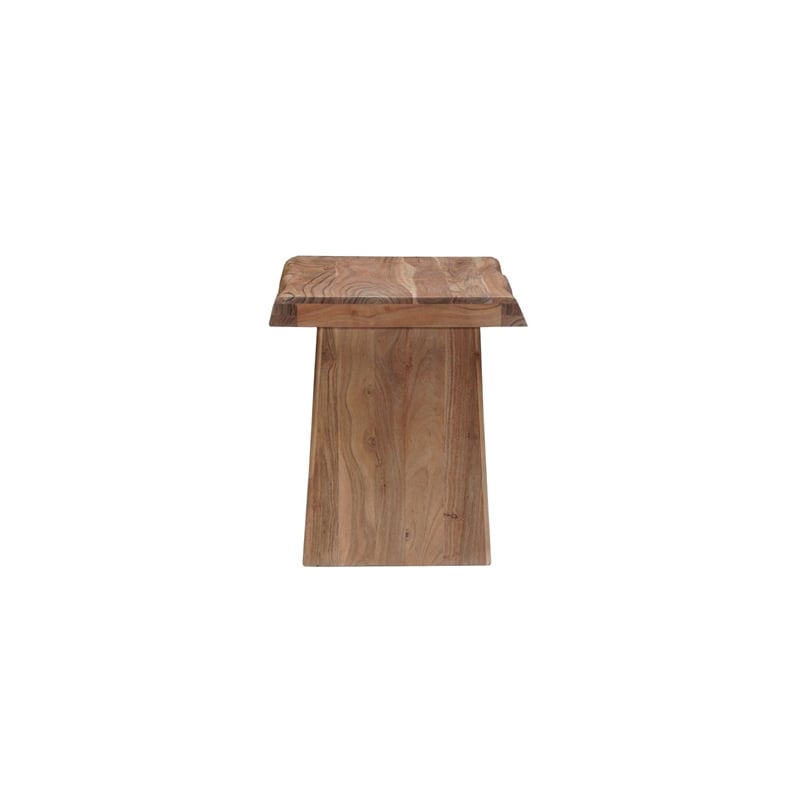 Darcy Modern Live Edge Solid Wood End Table 23