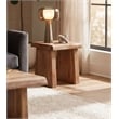 Darcy Modern Live Edge Solid Wood End Table 23