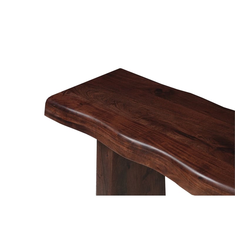 Darcy Modern Live Edge Solid Wood Console Table 60