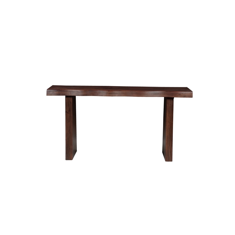 Darcy Modern Live Edge Solid Wood Console Table 60