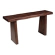 Darcy Modern Live Edge Solid Wood Console Table 60