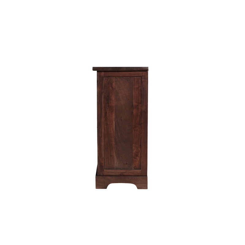 Darcy Solid Wood Rectangular Sideboard in Brown 72 Inches Long
