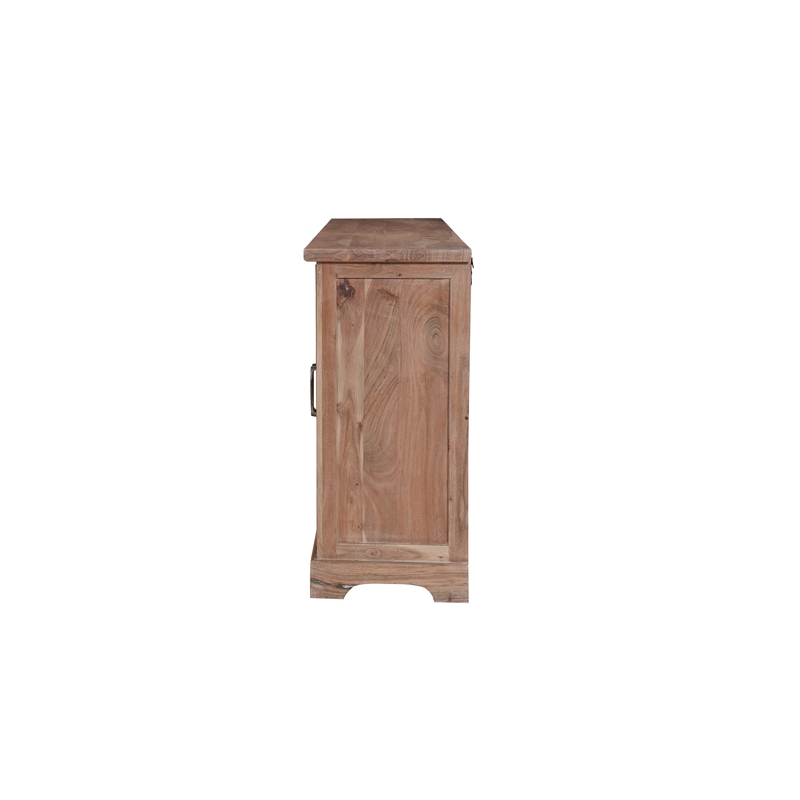 Darcy Solid Wood Rectangular Sideboard in Natural 72 Inches Long