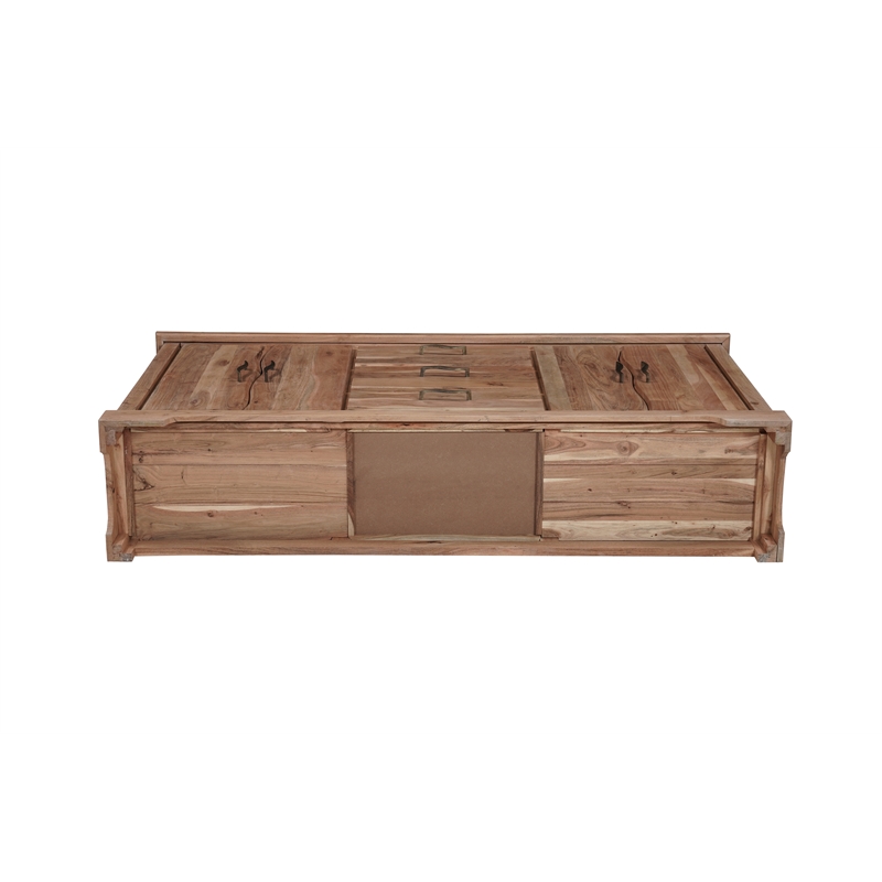 Darcy Solid Wood Rectangular Sideboard in Natural 72 Inches Long