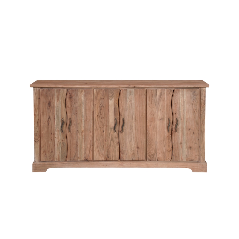 Darcy Solid Wood Rectangular Sideboard in Natural 72 Inches Long