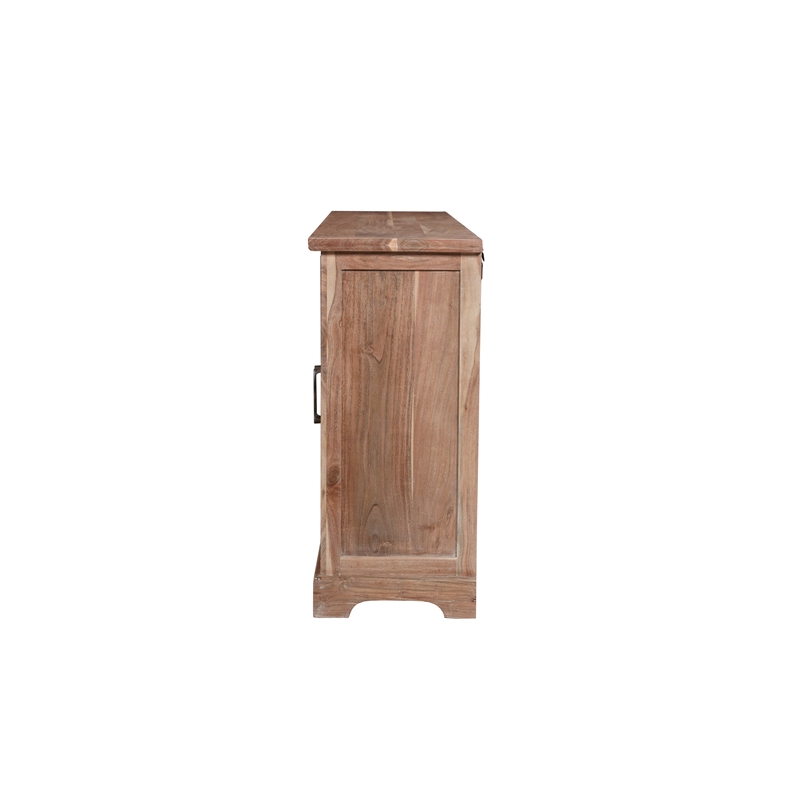 Darcy Solid Wood Rectangular Sideboard in Natural 72 Inches Long