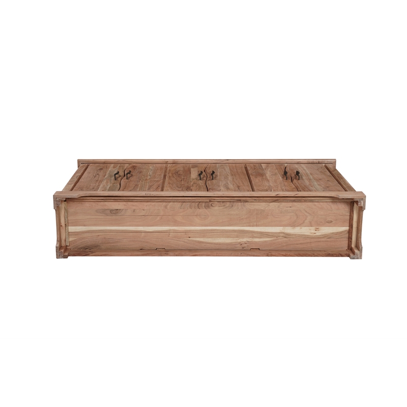 Darcy Solid Wood Rectangular Sideboard in Natural 72 Inches Long
