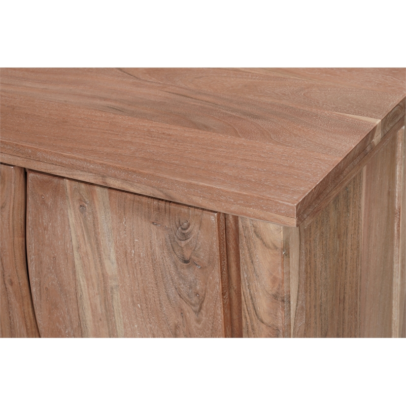 Darcy Solid Wood Rectangular Sideboard in Natural 72 Inches Long