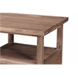 Darcy Solid Wood Writing Desk in Natural 68 Inches Long with Filing Drawer