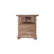 Darcy Solid Wood Writing Desk in Natural 68 Inches Long with Filing Drawer