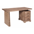 Darcy Rectangular Solid Wood Writing Desk in Natural 54 Inches Long