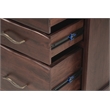 Darcy 3-Drawer Live Edge Solid Wood Filing Cabinet in Brown 30 Inches Tall