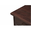 Darcy 3-Drawer Live Edge Solid Wood Filing Cabinet in Brown 30 Inches Tall