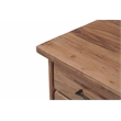 Darcy 3-Drawer Live Edge Solid Wood Filing Cabinet in Natural 30 Inches Tall