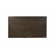 Lawrence Solid Wood Double Pedestal Dining Table in Dark Brown 75 Inches Long