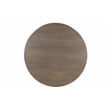 Lawrence Solid Wood Round Pedestal Dining Table in Brown 60 Inches Long