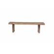 Darcy Live Edge Solid Wood Dining Bench in Natural 68 Inches Long