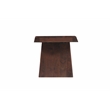 Darcy Live Edge Solid Wood Dining Bench in Dark Brown 75 Inches Long