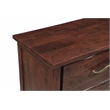 Darcy 6-drawer Live Edge Solid Wood Dresser in Dark Brown 60 Inches Long