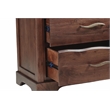 Darcy 6-drawer Live Edge Solid Wood Dresser in Dark Brown 60 Inches Long