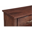 Darcy 6-drawer Live Edge Solid Wood Dresser in Dark Brown 60 Inches Long