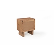 Werrick Solid Wood 3-drawer Nightstand in Brown 26.5 Inches Tall