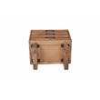Werrick Solid Wood 3-drawer Nightstand in Brown 26.5 Inches Tall