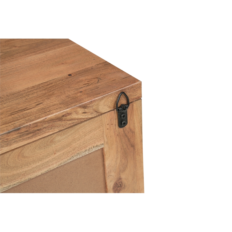 Werrick Solid Wood 3-drawer Nightstand in Brown 26.5 Inches Tall