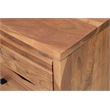 Werrick Solid Wood 3-drawer Nightstand in Brown 26.5 Inches Tall