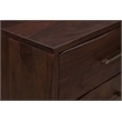 Werrick 6-drawer Live Edge Solid Wood Dresser in Dark Brown 60 Inches Long