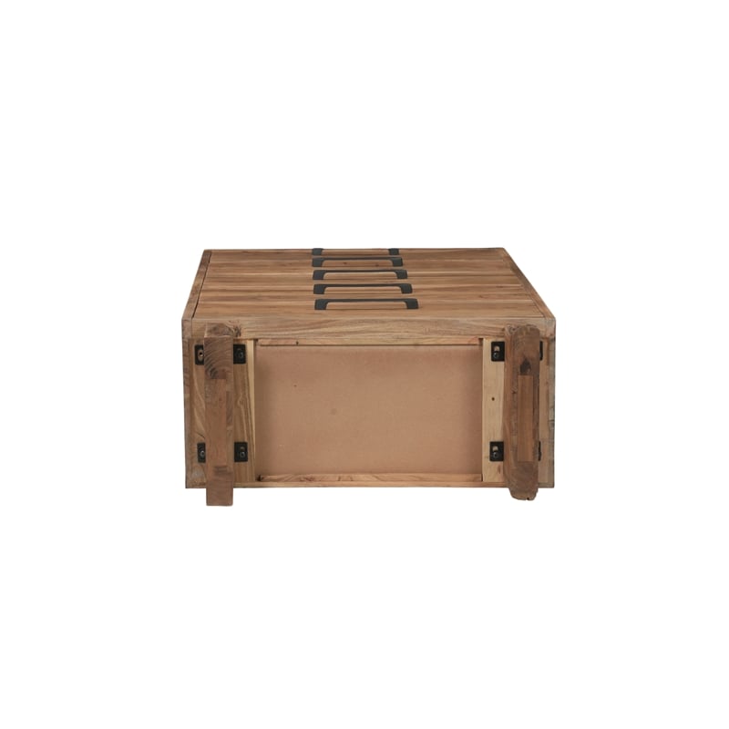 Werrick 5-drawer Live Edge Solid Wood Chest in Brown 52 Inches Tall