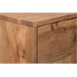 Werrick 5-drawer Live Edge Solid Wood Chest in Brown 52 Inches Tall