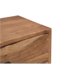 Werrick 5-drawer Live Edge Solid Wood Chest in Brown 52 Inches Tall