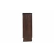Werrick 5-drawer Live Edge Solid Wood Chest in Dark Brown 52 Inches Tall