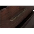 Werrick 5-drawer Live Edge Solid Wood Chest in Dark Brown 52 Inches Tall