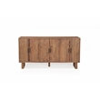Werrick Solid Wood Rectangular Sideboard in Brown 69 Inches Long