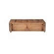 Werrick Solid Wood Rectangular Sideboard in Brown 69 Inches Long