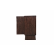 Werrick Solid Wood Rectangular Sideboard in Dark Brown 69 Inches Long