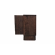 Werrick Solid Wood Rectangular Sideboard in Dark Brown 72 Inches Long