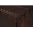 Werrick Solid Wood Rectangular Sideboard in Dark Brown 72 Inches Long