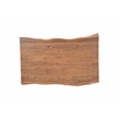 Werrick Modern Live Edge Solid Wood Dining Table in Brown 60 Inches Long