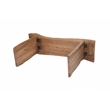 Werrick Modern Live Edge Solid Wood Console Table in Brown 57 Inches Long