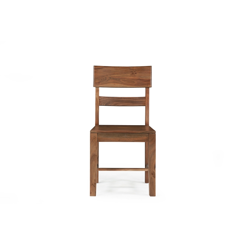 Werrick Solid Wood Dining Chairs in Brown 36 Inches Tall (Set of 2)