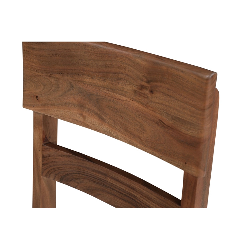 Werrick Solid Wood Dining Chairs in Brown 36 Inches Tall (Set of 2)