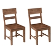 Werrick Solid Wood Dining Chairs in Brown 36 Inches Tall (Set of 2)