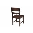 Werrick Solid Wood Dining Chairs in Dark Brown 36 Inches Tall (Set of 2)