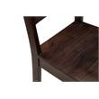 Werrick Solid Wood Dining Chairs in Dark Brown 36 Inches Tall (Set of 2)