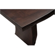 Werrick Live Edge Solid Wood Dining Bench in Dark Brown 48 Inches Long